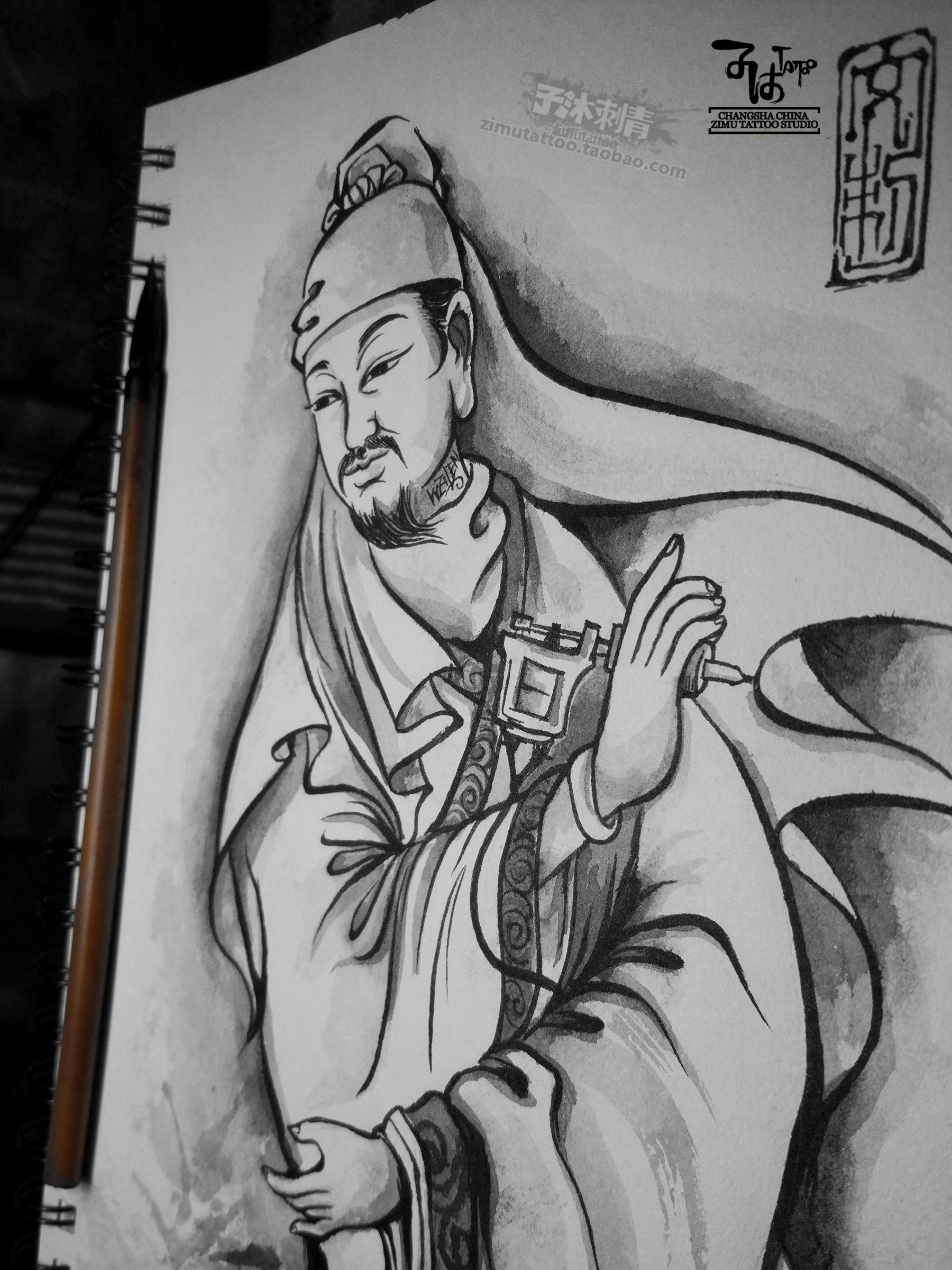 一组神仙图!|插画|插画习作|长沙子沐刺青 - 原创作品 - 站酷 (zcool)