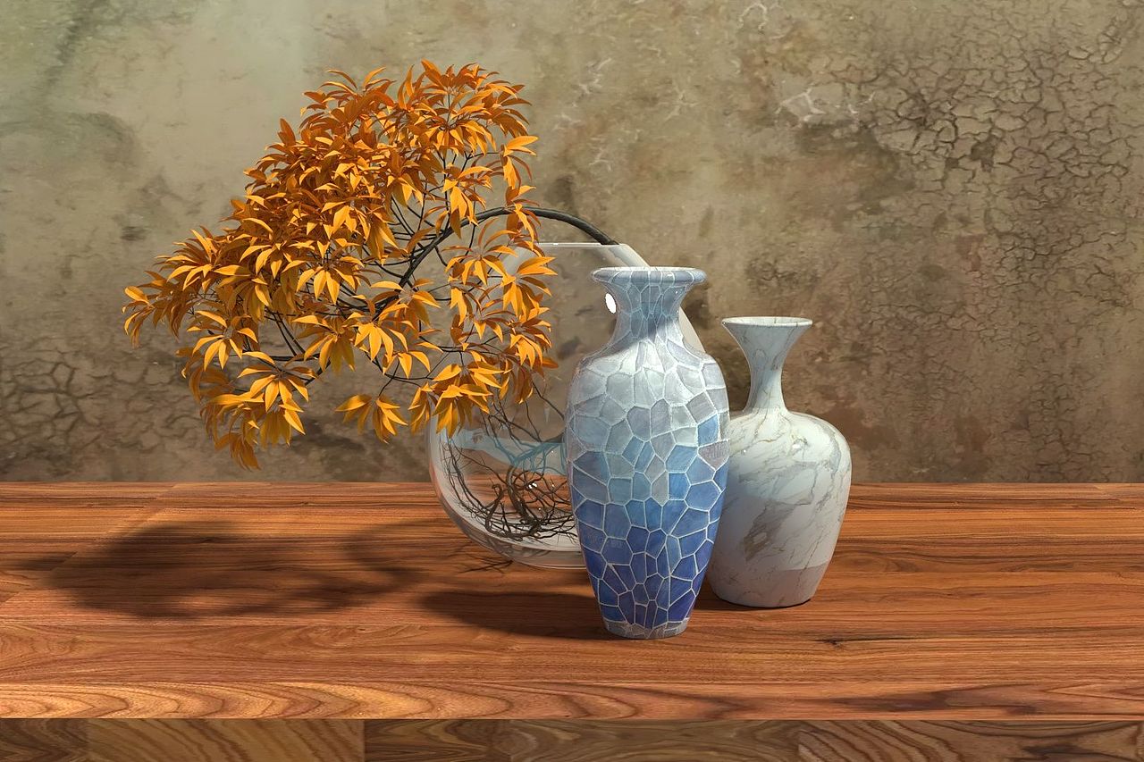 秋陶瓷作品（图ZMzE3MDA0ODgw） - 其他三维 - 站酷设计师nai风先生原创素材 - 站酷ZCOOL