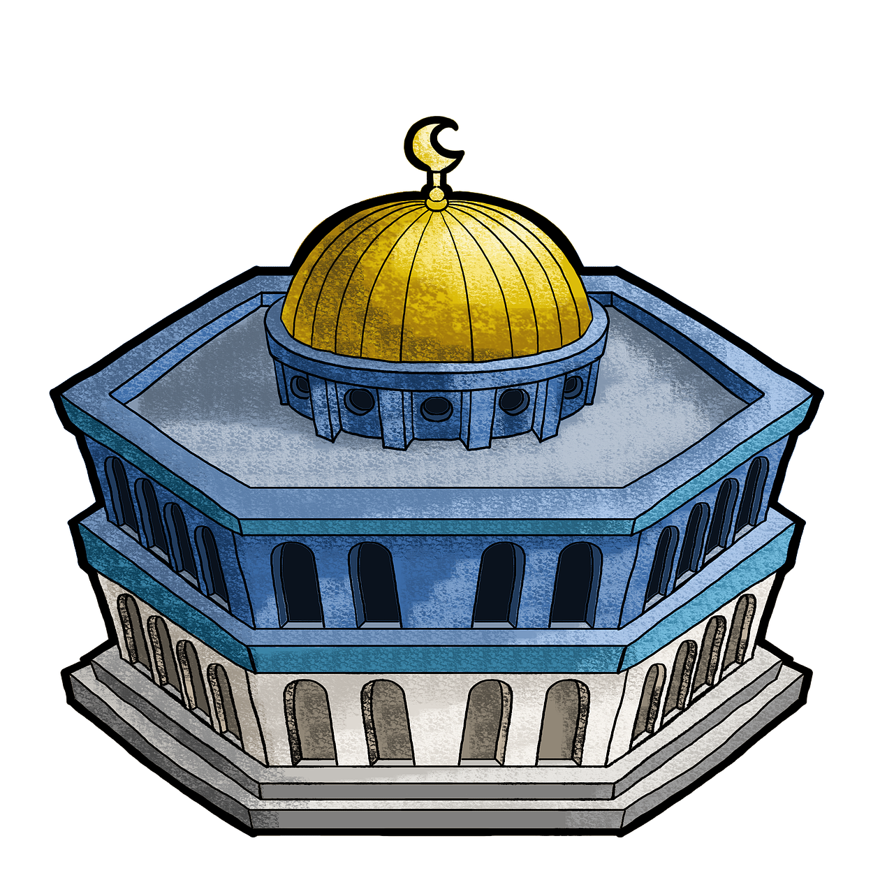 以色列-耶路撒冷-阿卡萨清真寺