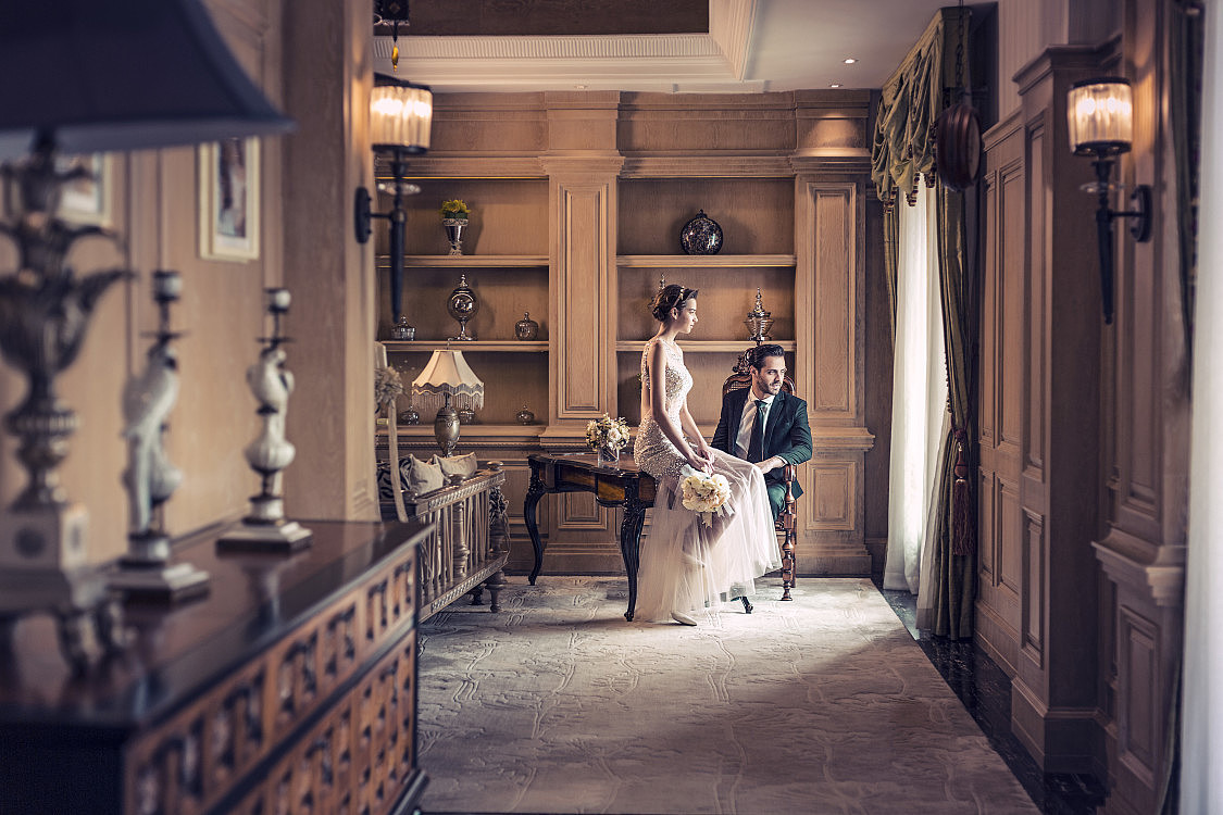 婚纱调色及修饰