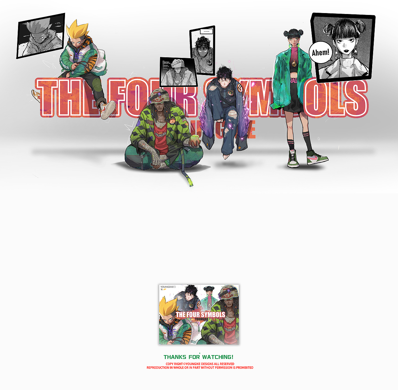 THE FOUR SYMBOLS ④ 四象（图ZMjI4ODEwNzU2） - 创作习作 - 站酷设计师YOUNGIKE原创素材 - 站酷ZCOOL