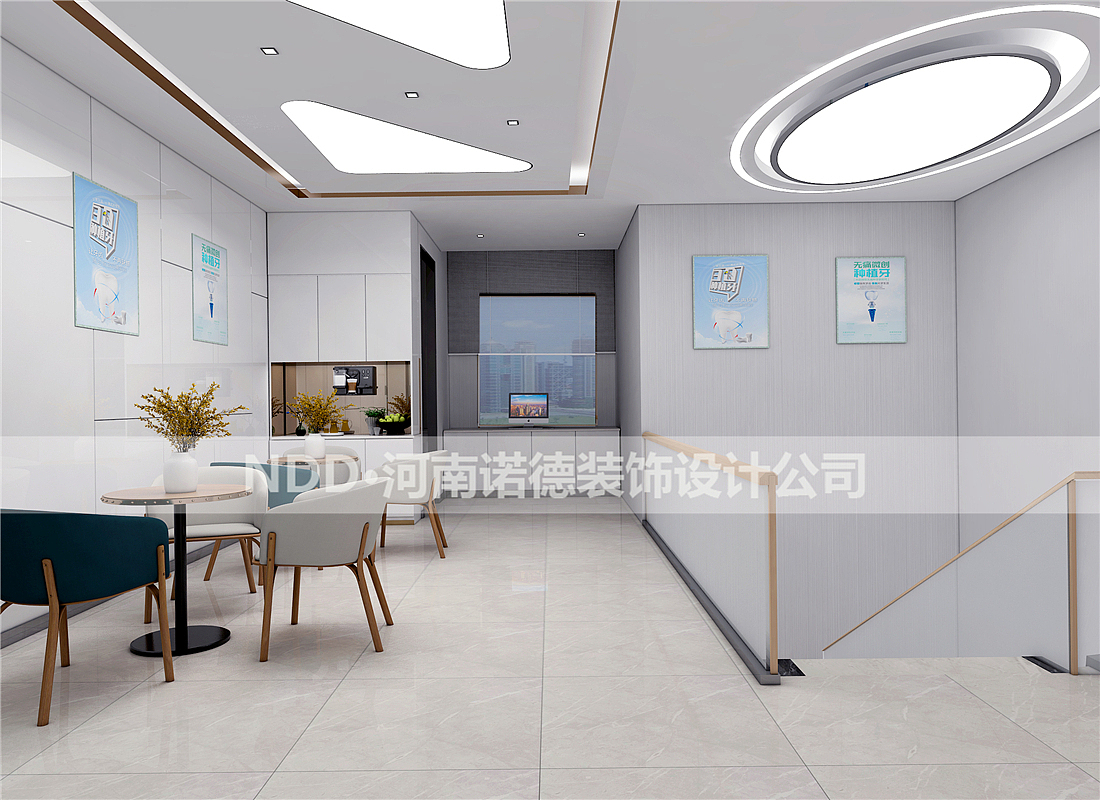 新郑新村口腔设计效果图-新郑口腔诊所设计公司哪家好