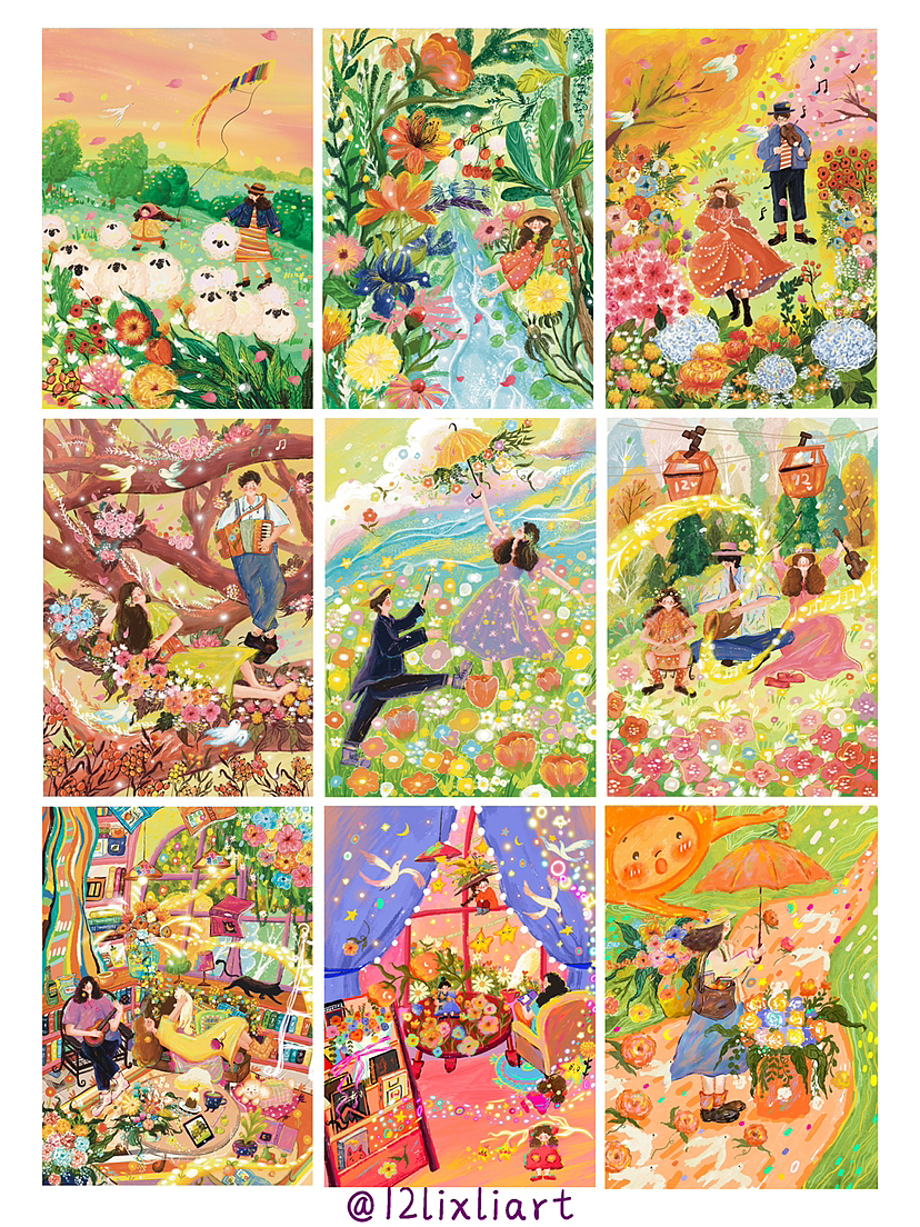 我的2022插畫總結(jié)（圖ZMzI3ODUwNjMy） - 商業(yè)插畫 - 站酷設(shè)計師1237十二原創(chuàng)素材 - 站酷ZCOOL