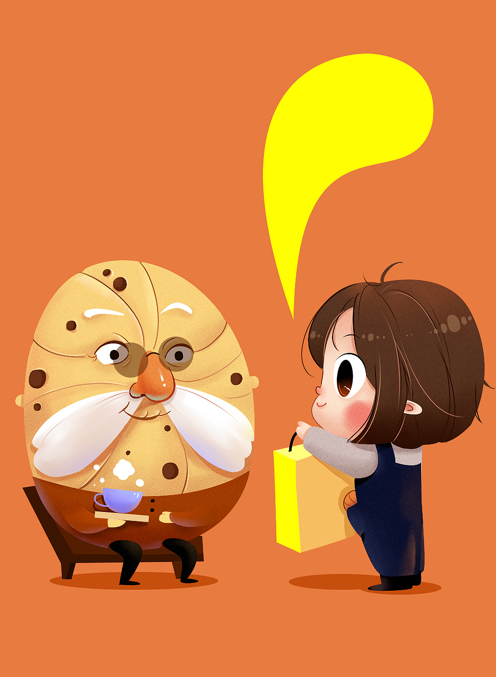 曲奇饼包装角色设计及插画(部分稿)