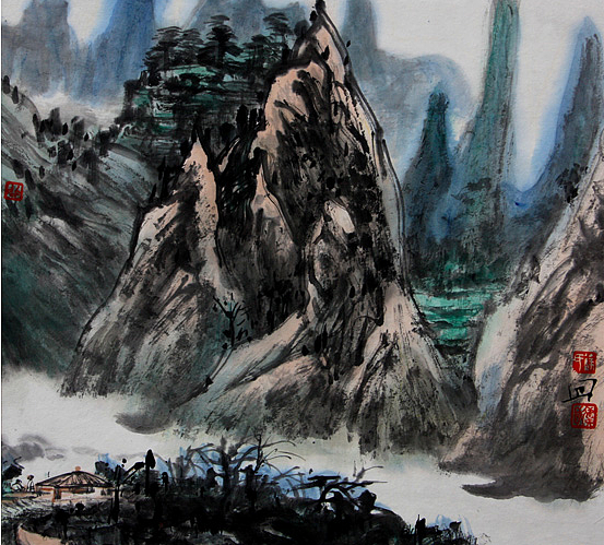 国画暑假班徐卫国老师国画作品