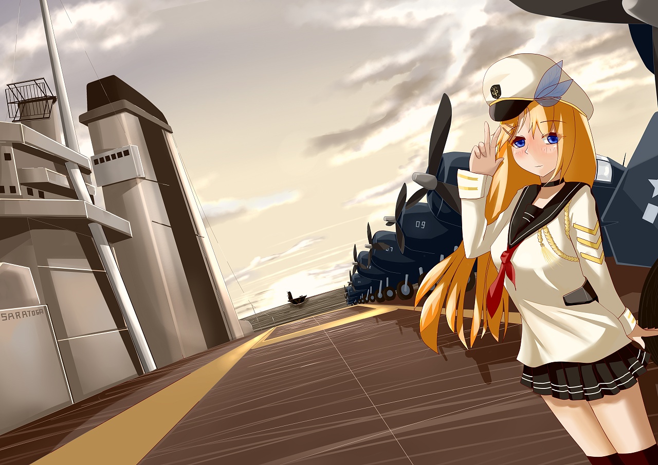 【舰r同人】海上阅舰式/萨拉托加