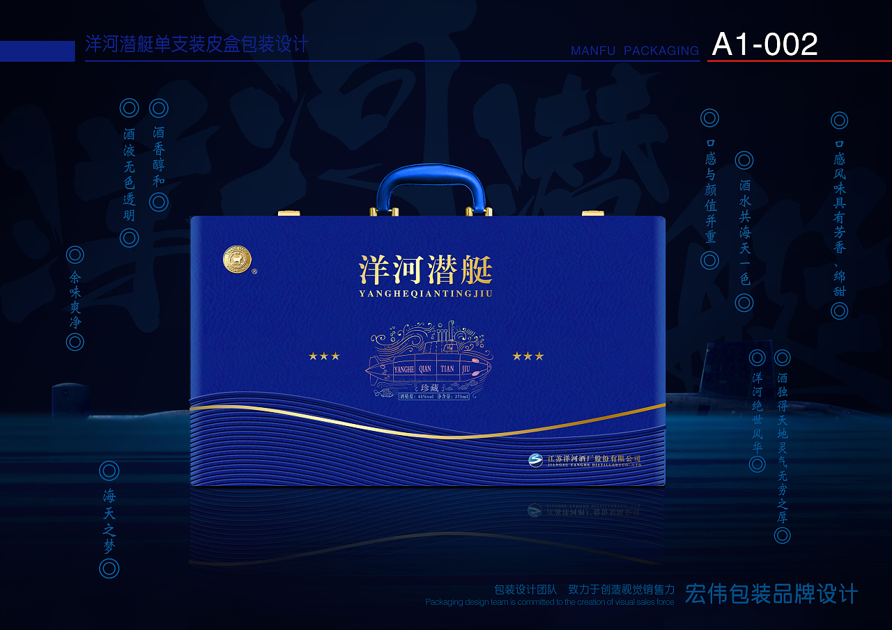 洋河潜艇包装设计