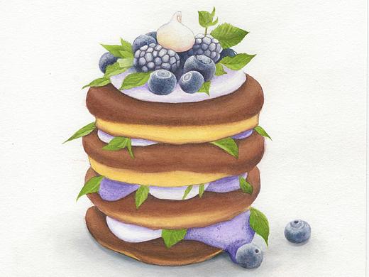 （手绘）水彩美食