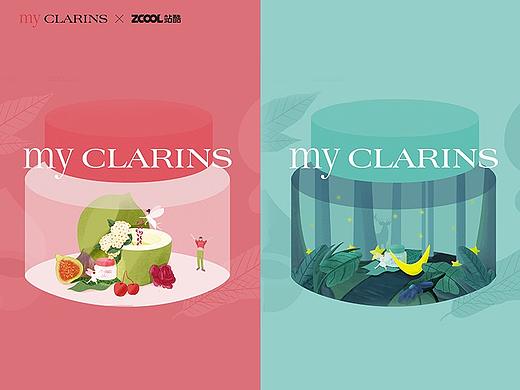 #my CLARINS寻找天然好食肌#早安晚安（个人主页-ZNTkyMjYzMDg=） - 海报 - 站酷设计师泰西君原创素材 - 站酷ZCOOL