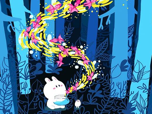 胖兔子粥粥同人作品（个人主页-ZMzY4MTk3OTY=） - 儿童插画 - 站酷设计师由尔藕霸原创素材 - 站酷ZCOOL