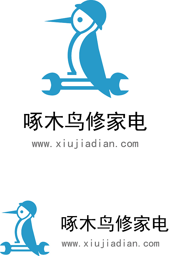 啄木鸟修家电logo