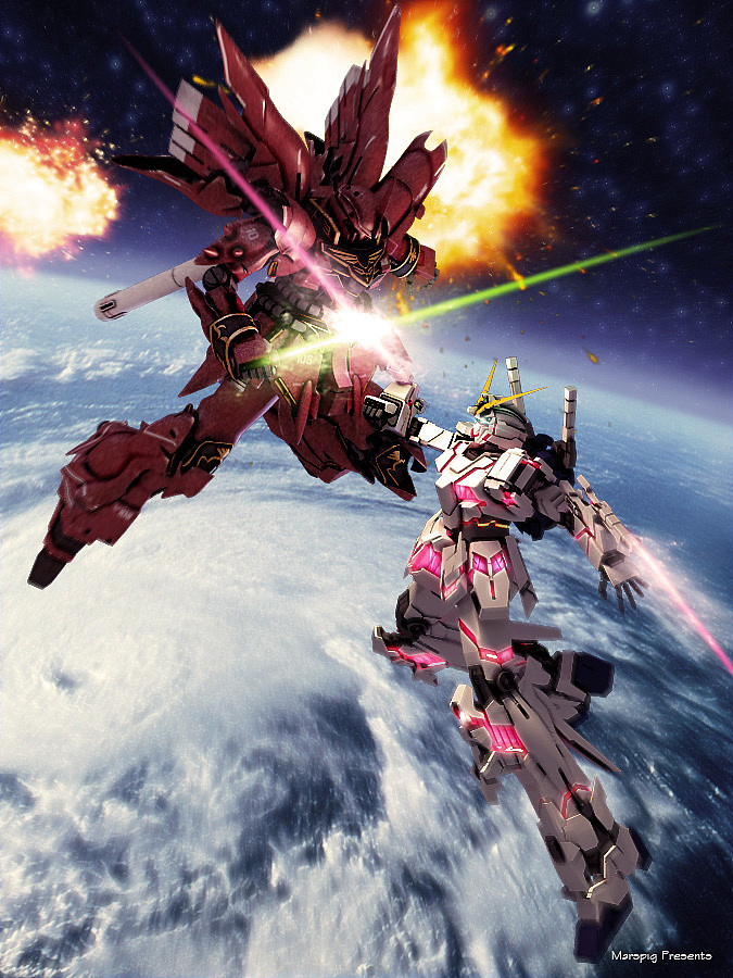 Unicorn Gundam（图ZOTk5OTMyODQ=） - 动画/影视 - 站酷设计师marspig原创素材 - 站酷ZCOOL