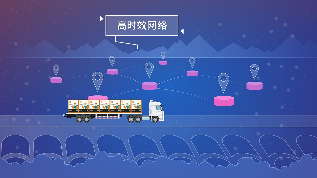 为某物流公司制作的MG宣传动画（图ZMTkxMTgzMzI4） - 动画片 - 站酷设计师波特鱼动画原创素材 - 站酷ZCOOL