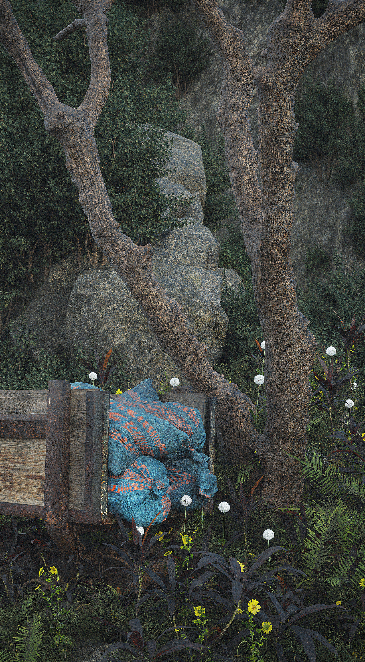 CG 《创世纪》（图ZMjg3MDgyMDky） - 其他空间 - 站酷设计师IF艺术原创素材 - 站酷ZCOOL