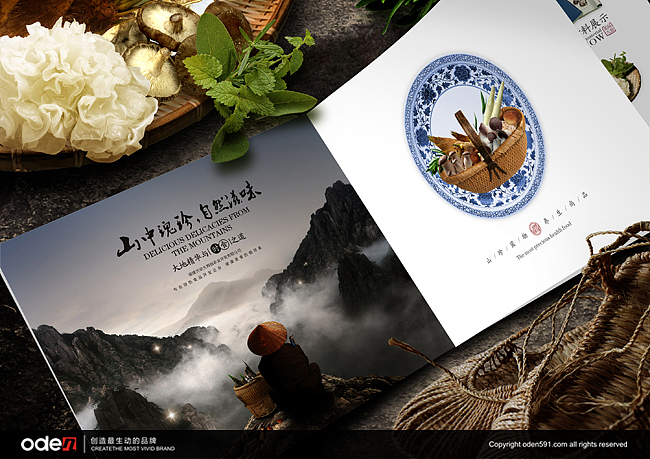 山珍食品包装 画册设计（图ZMTA4NzM0OTY=） - 包装 - 站酷设计师oden奥登文化原创素材 - 站酷ZCOOL
