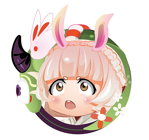 【阴阳师】暴走山兔山口组头像框