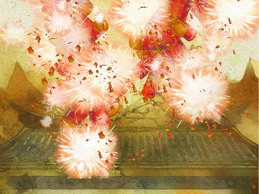 新年（个人主页-ZNTAwMzQyNDQ=） - 商业插画 - 站酷设计师橘子要吃桃桃原创素材 - 站酷ZCOOL