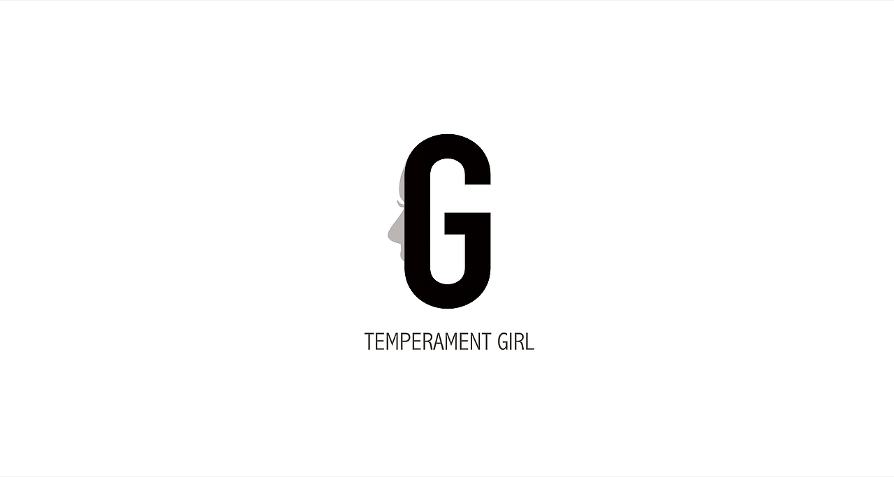 temperament girl 气质女孩面膜品牌LOGO原创设计