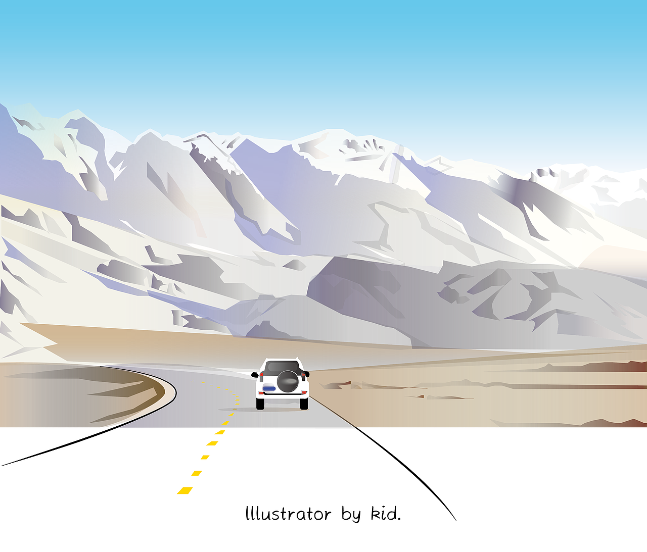 #鼠绘:新疆一景