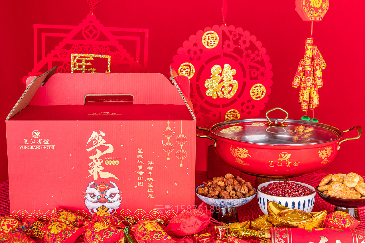 南宁年货干货拍摄盆菜礼盒礼包礼品图片拍摄食品摄影