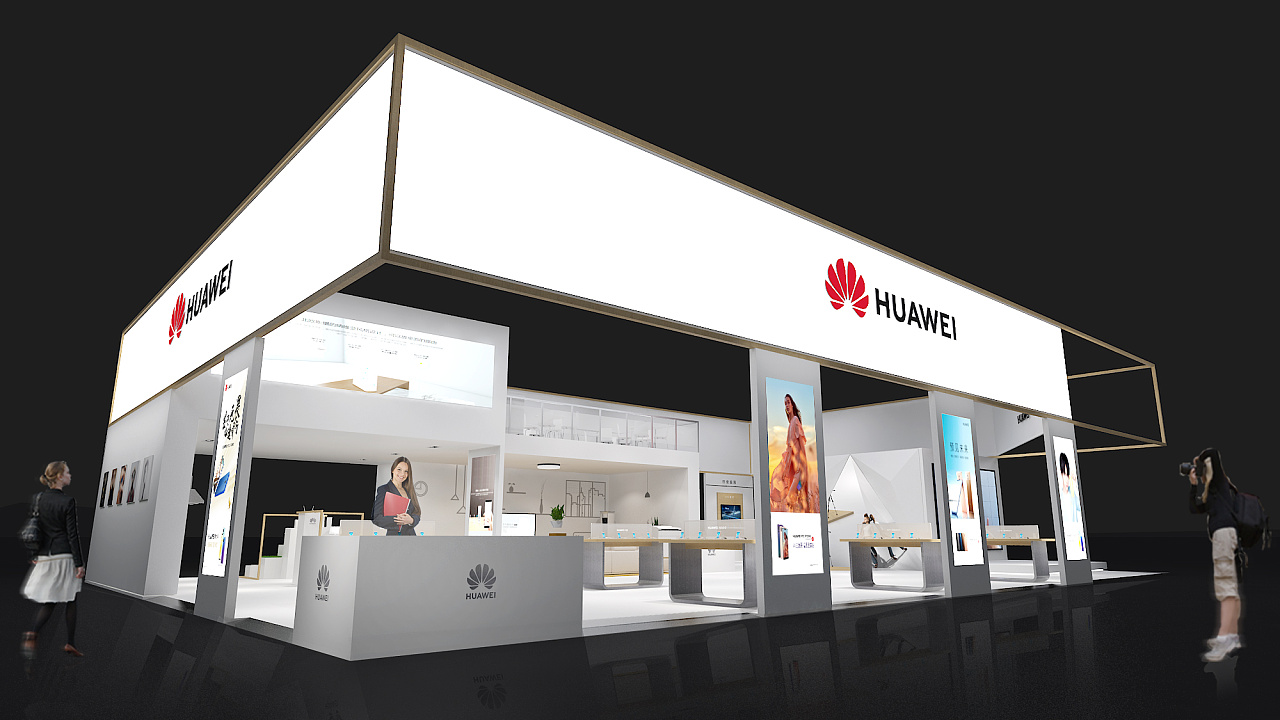 2018-天翼展-华为|空间|展示设计 |陈臭臭 - 原创作品 - 站酷 (zcool)