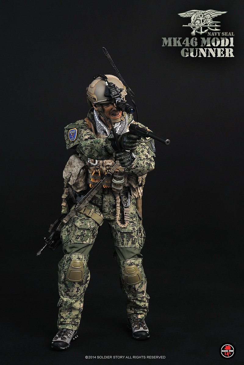 SoldierStory 美国海军海豹突击队 MK46 MOD1机鎗手（图ZMTExMDIwMDcy） - 手办/模玩 - 站酷设计师SoldierStory原创素材 - 站酷ZCOOL