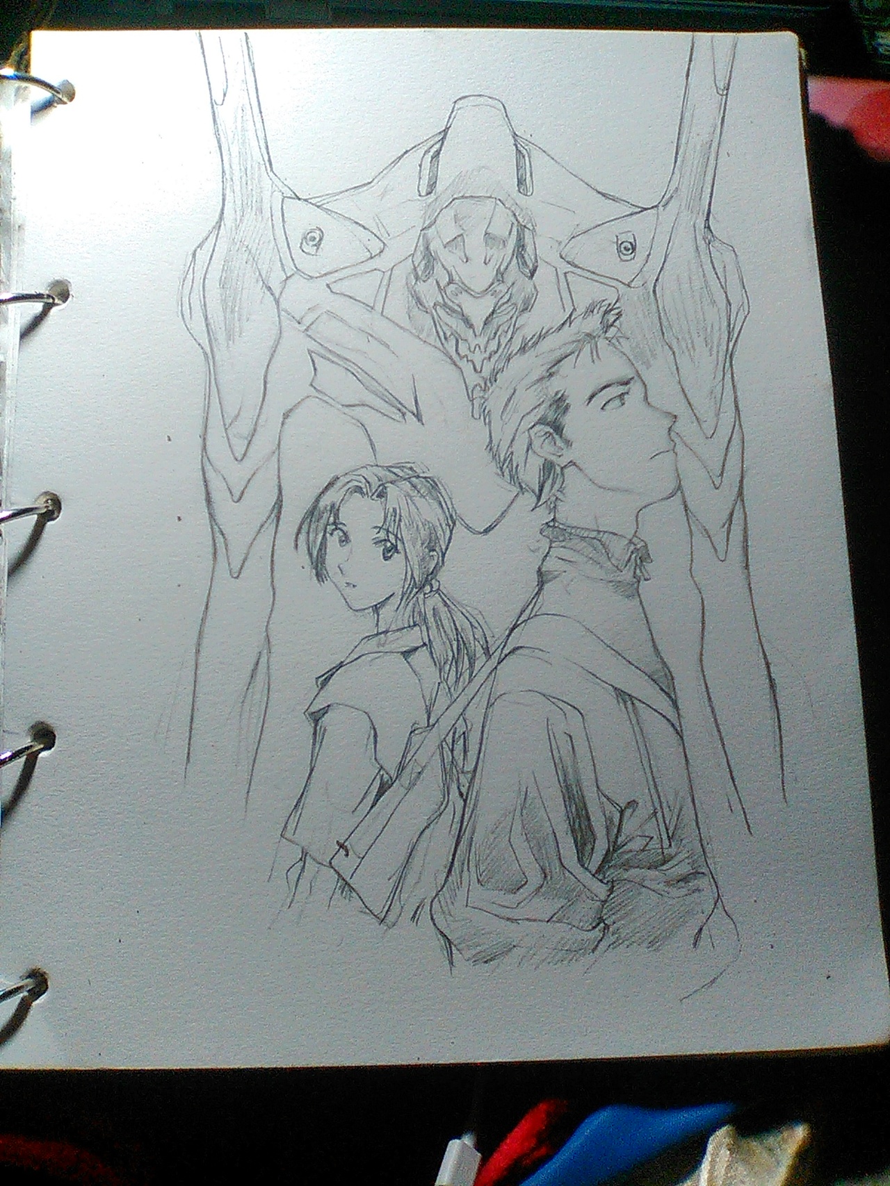 EVA插画  三号机