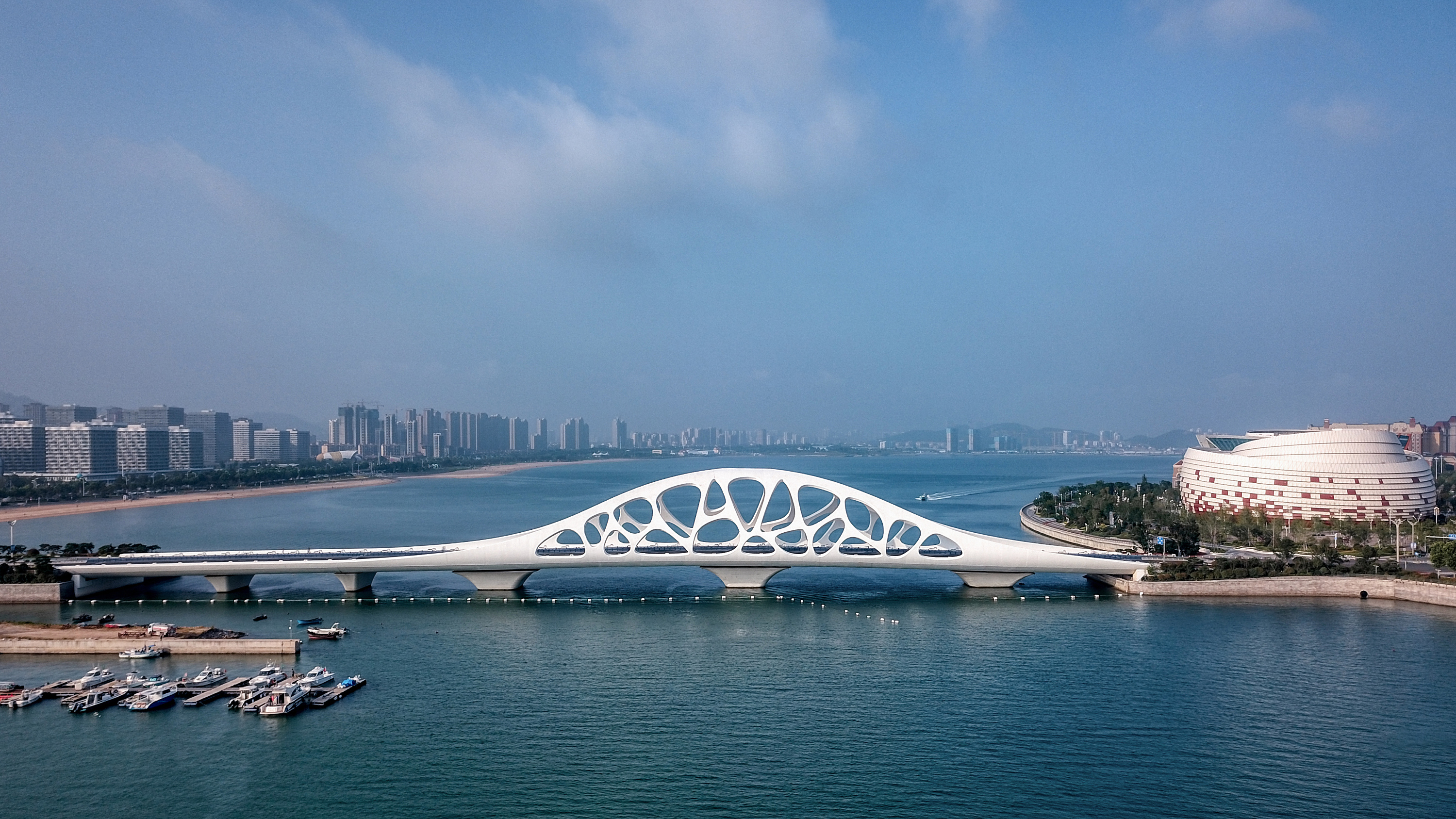 建筑摄影|青岛西海岸珊瑚贝桥_建筑摄影师文沛-站酷zcool