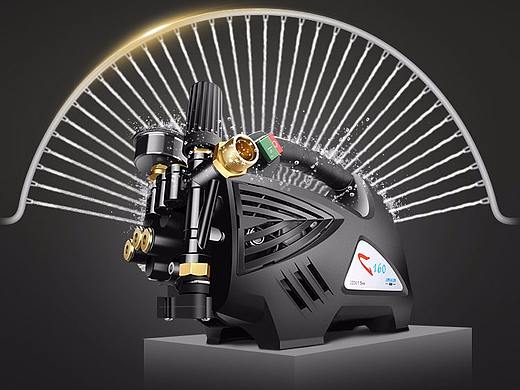 洗车泵精拍精修详情页设计VG3000500