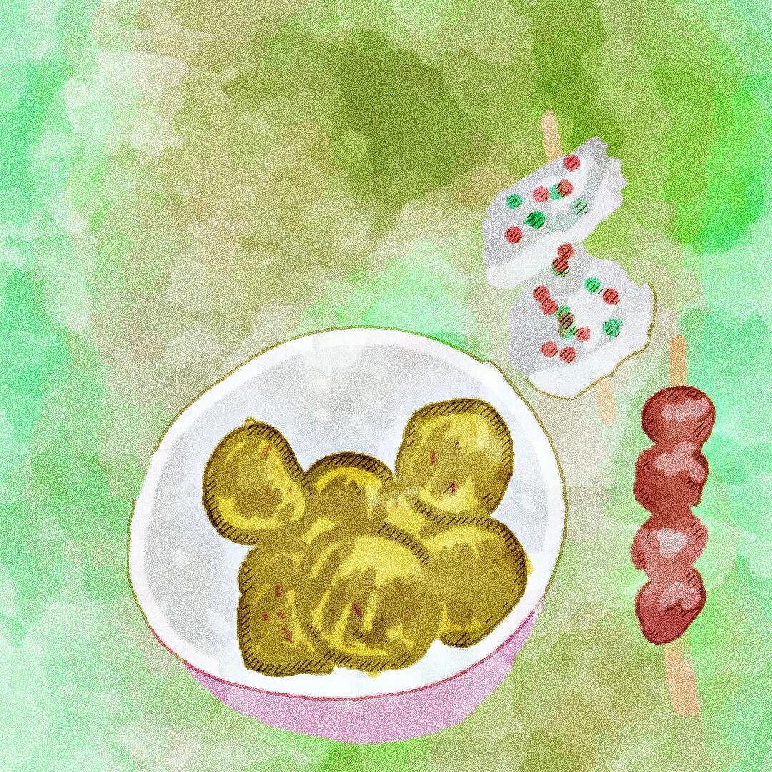 桂圆 牛肉丸 米糕