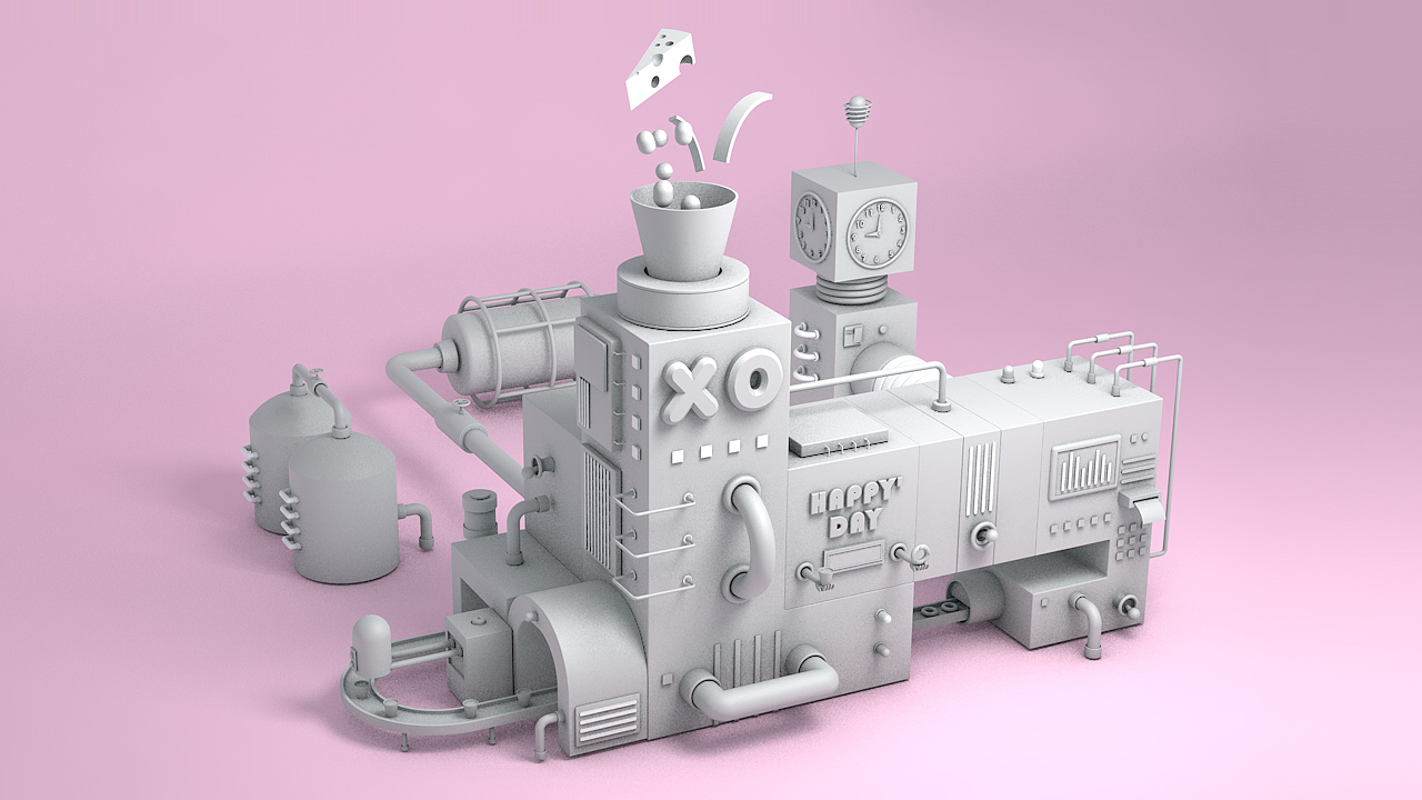 C4D工厂临摹（图ZMjAwMTk3NDY4） - 场景 - 站酷设计师aesdl_x原创素材 - 站酷ZCOOL