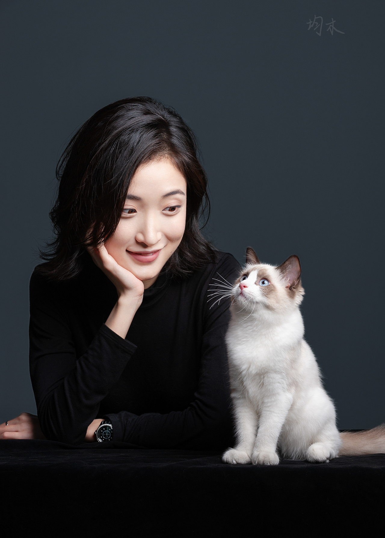 千惠和熊猫【均木纪实宠物摄影】