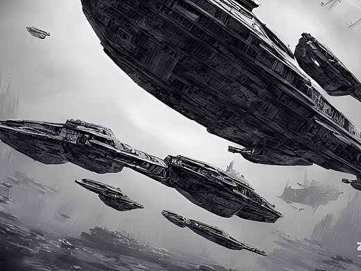 #AI創(chuàng)作實(shí)驗(yàn)室#張大千的星球大戰(zhàn)（個(gè)人主頁(yè)-ZNjI4NzY5MDQ=） - AI作品 - 站酷設(shè)計(jì)師此乃正道原創(chuàng)素材 - 站酷ZCOOL