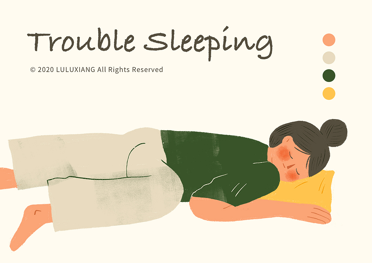 插画丨睡觉姿势合集