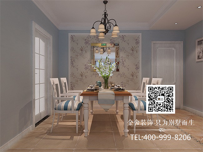 石家庄荣盛华府装修-美式田园风格装修案例（图ZOTY3MjQ3NjQ=） - 家装设计 - 站酷设计师别墅大宅装修设计原创素材 - 站酷ZCOOL