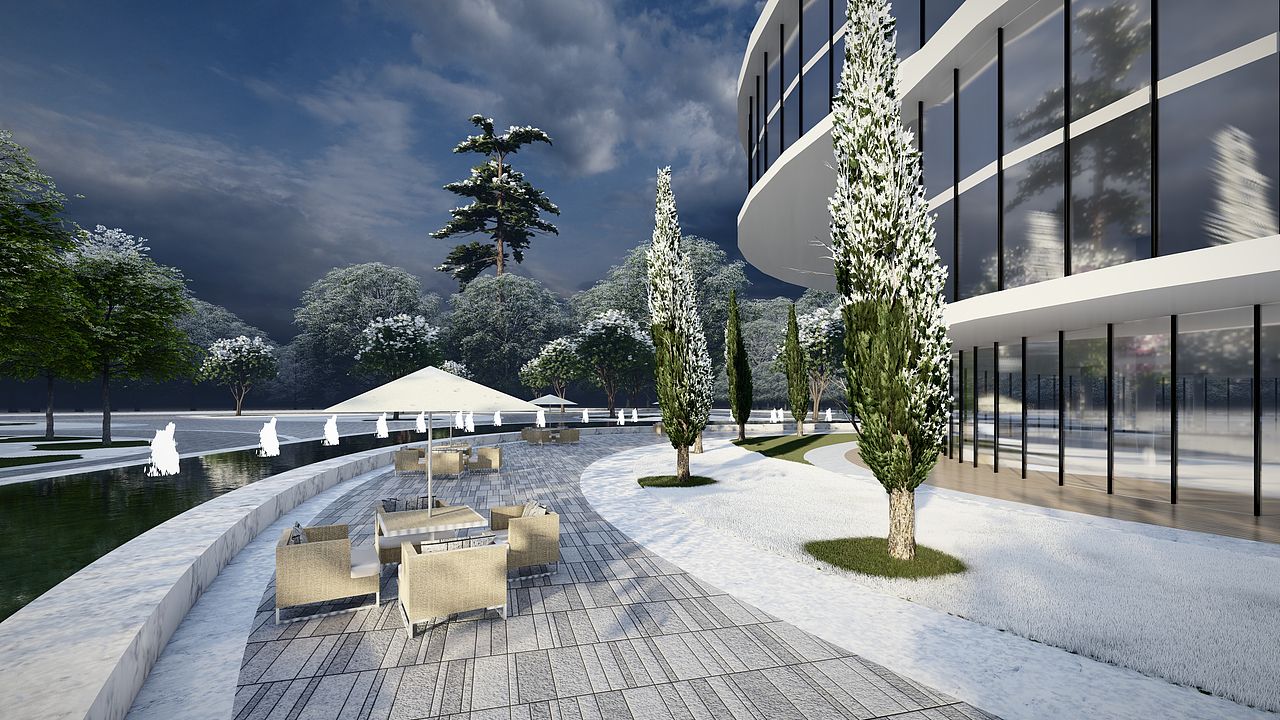 展示区建筑景观效果图（图ZMjUzMDUxMDI4） - 建筑设计 - 站酷设计师噜嚕噜噜鲁鲁修原创素材 - 站酷ZCOOL
