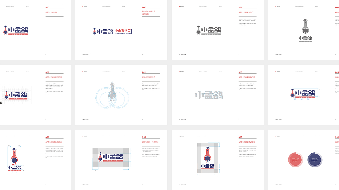 小孟鸽 餐饮视觉形象提升案例（图ZOTA0OTg1ODg=） - 品牌 - 站酷设计师雨林1987原创素材 - 站酷ZCOOL