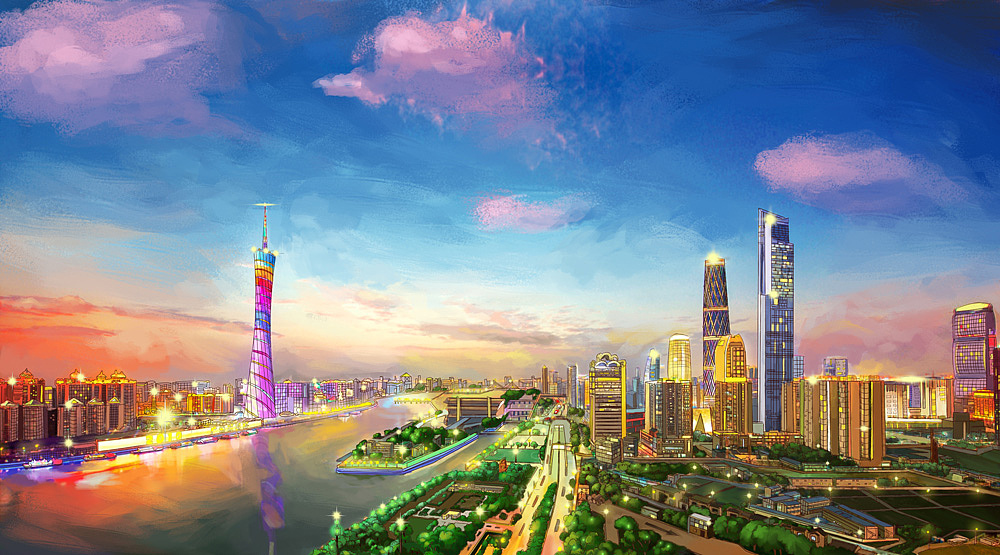 场景插画（图ZMTA2NTgwMzEy） - 商业插画 - 站酷设计师奔跑的猪吗原创素材 - 站酷ZCOOL