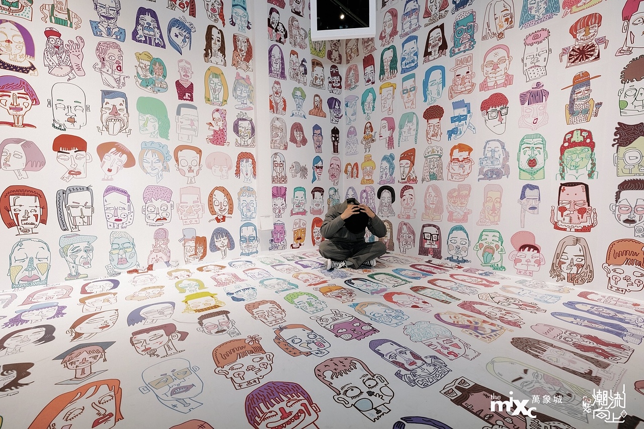 《FaceDoodle》千人独家首展2018（图ZMTc2NzUyOTE2） - 展陈设计 - 站酷设计师王晨睿原创素材 - 站酷ZCOOL