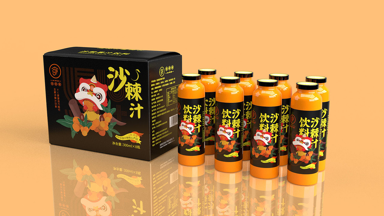 伍食家沙棘汁（图ZMjc0Mzk2MDQ0） - 包装 - 站酷设计师Ice爱思设计原创素材 - 站酷ZCOOL