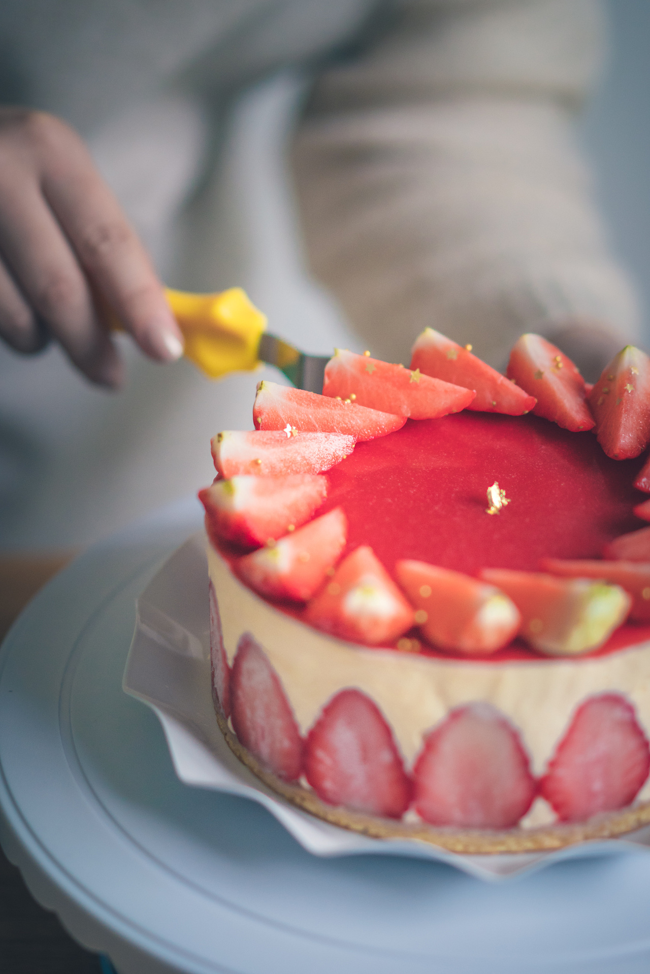草莓方型蛋糕 by 脫下高跟鞋後の甜點日常 - 愛料理