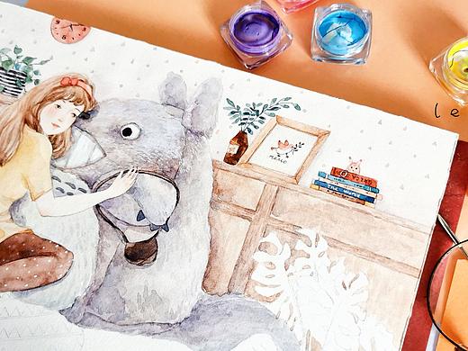 儿童文学插画 少年文学插画 封面插画 文学插画