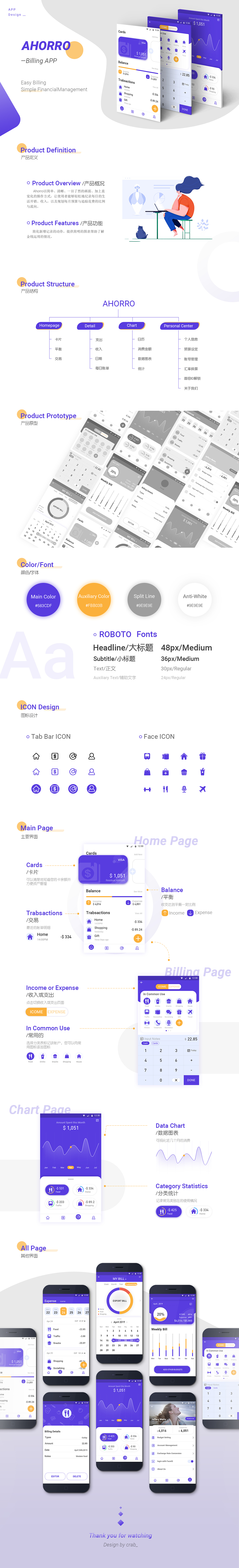 Ahorro——记账APP（图ZMTg2NDA1ODI0） - APP界面 - 站酷设计师crab_原创素材 - 站酷ZCOOL