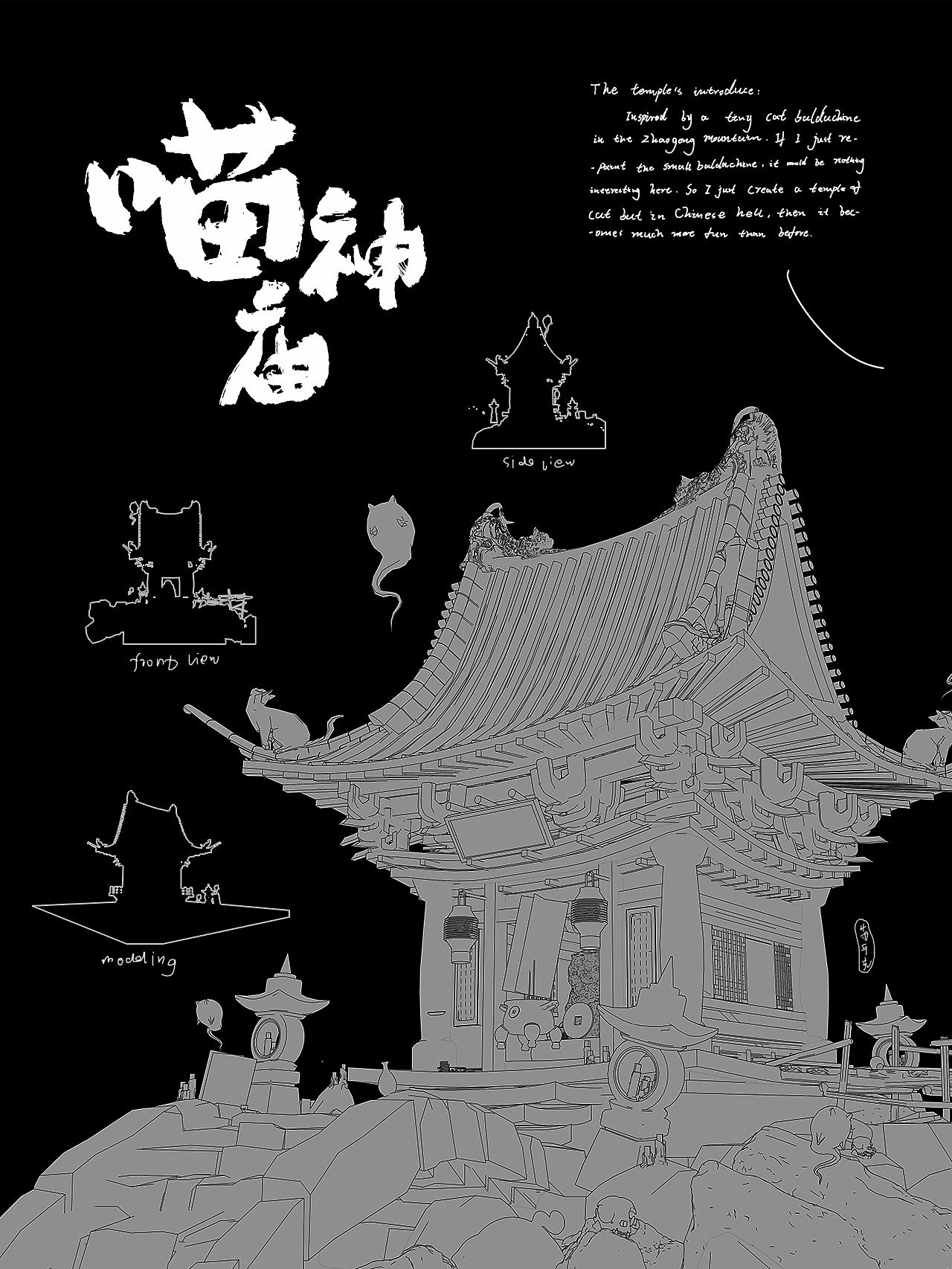 喵喵教万岁《喵神庙》原创数字作品