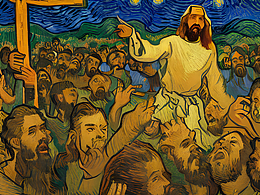 #AI創(chuàng)作實驗室#說唱 現(xiàn)場演出  耶穌  十字架