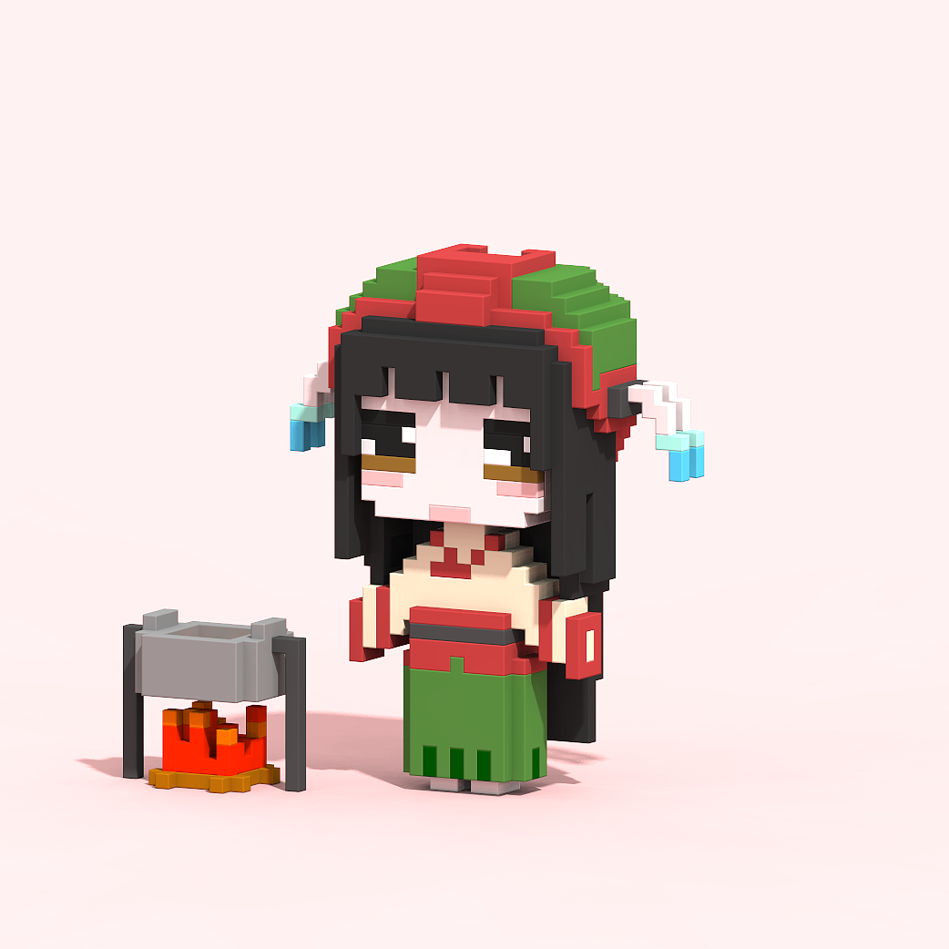 像素建模|插画|像素画|霹雳小闪电 - 原创作品 - 站酷 (zcool)