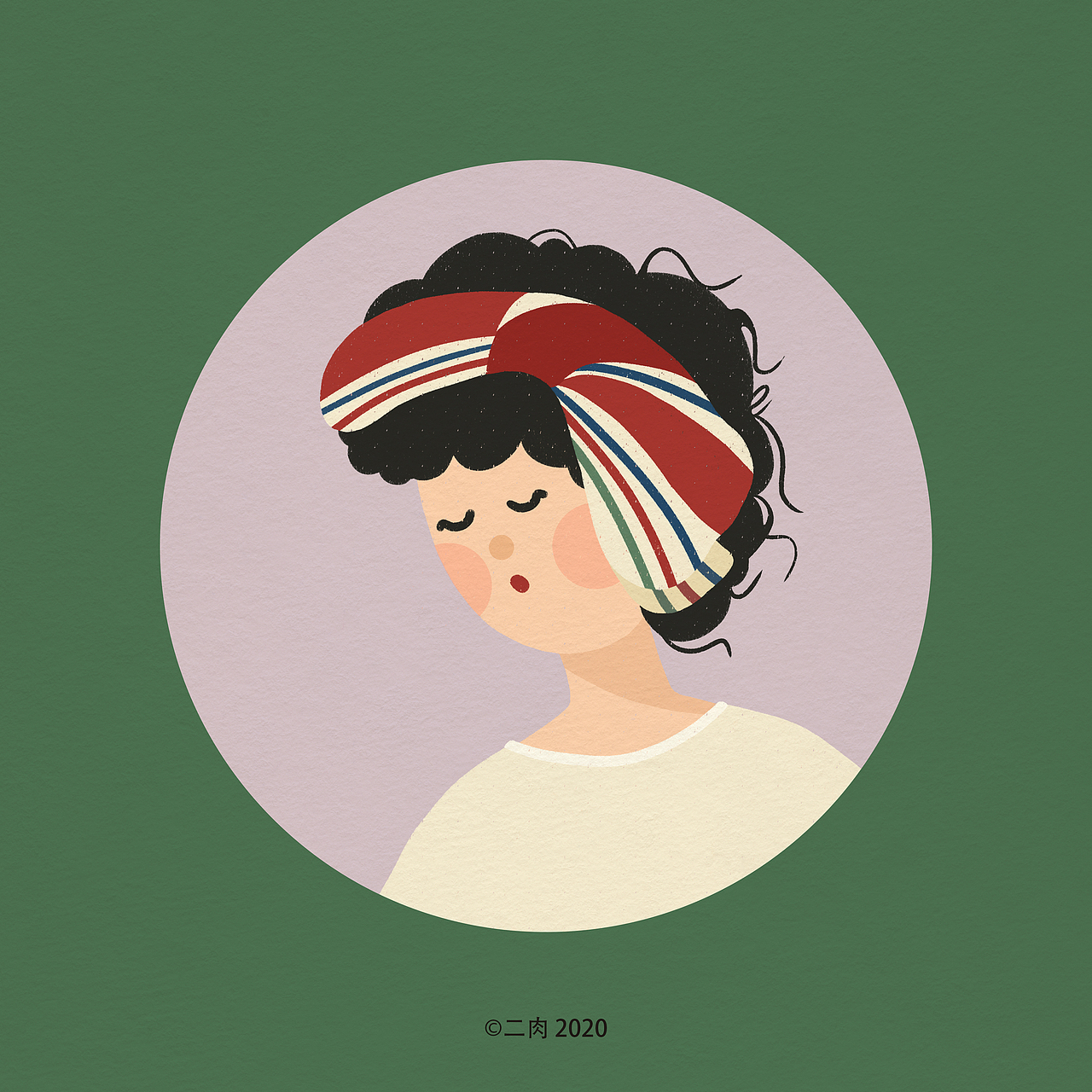 是继续画画的第四年呐（图ZMjA2OTI5ODEy） - 商业插画 - 站酷设计师二肉原创素材 - 站酷ZCOOL