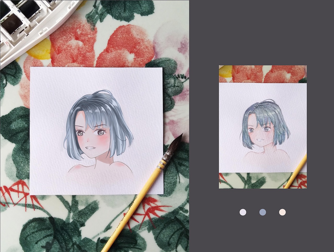 五颜六色的头发（图ZMTgyMjU0MTg0） - 艺术插画 - 站酷设计师周末zhen原创素材 - 站酷ZCOOL