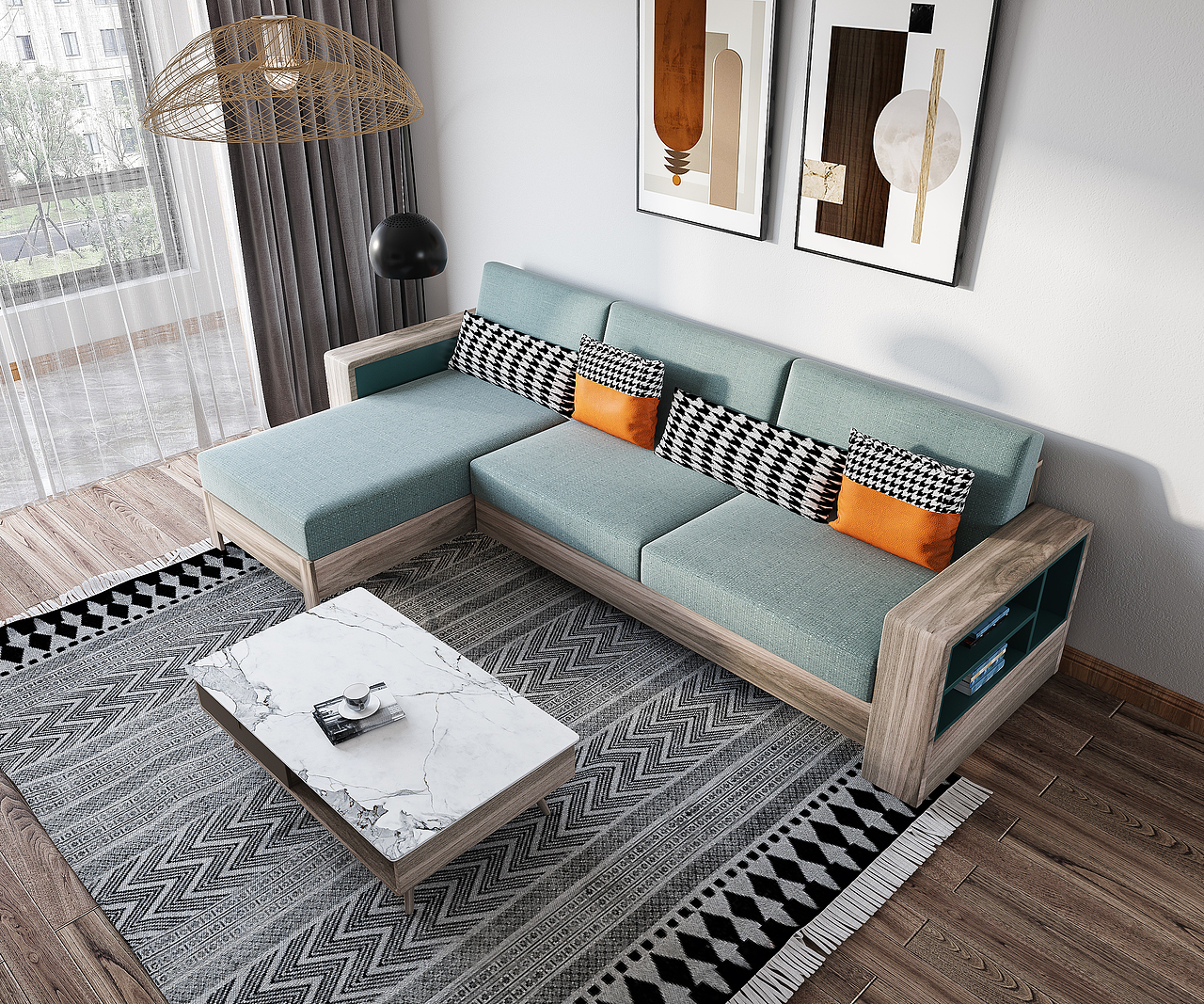 小清新綠綠沙發(fā)（圖ZMjI4NDk0MTYw） - 場景 - 站酷設(shè)計師w1233原創(chuàng)素材 - 站酷ZCOOL