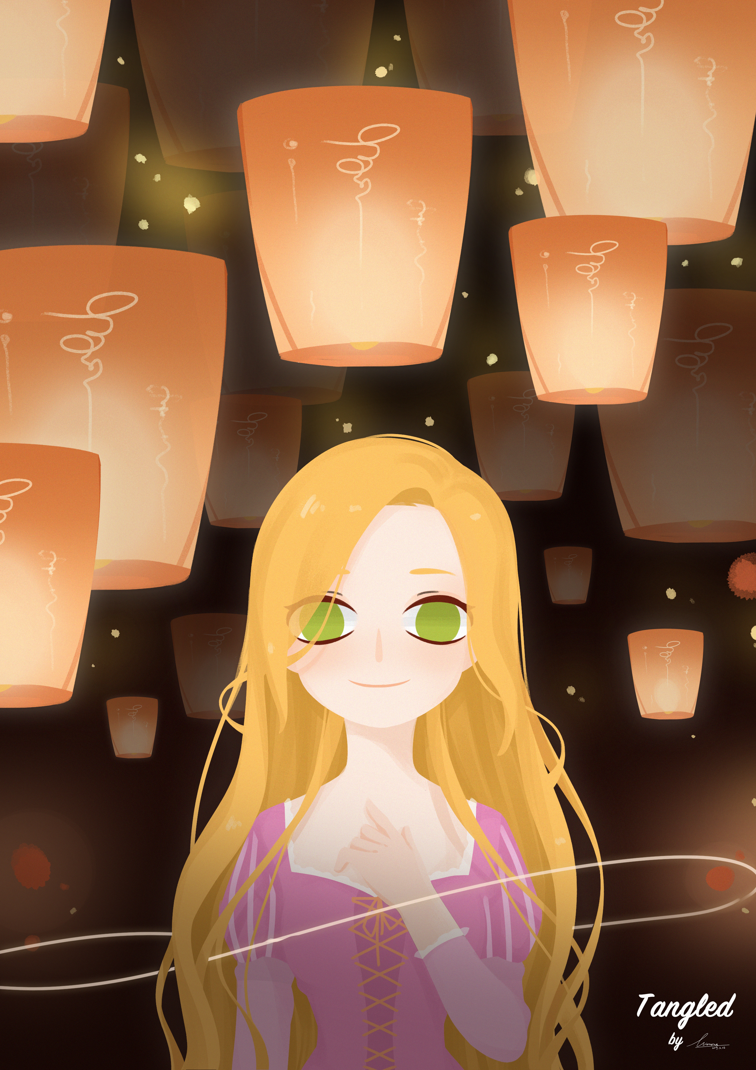 魔发奇缘|插画|插画习作|mirrona - 原创作品 - 站酷 (zcool)